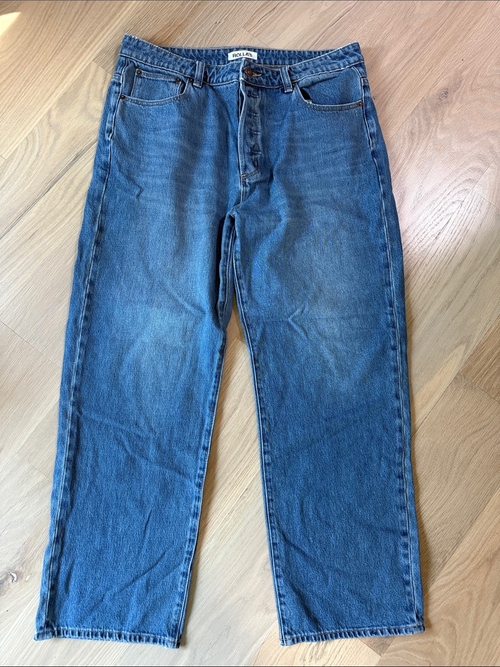Rolla's Super Loose Jeans Blue Medium Wash Denim Size 31